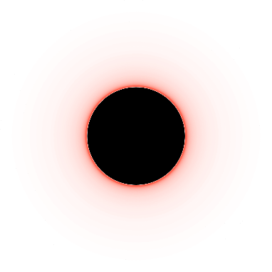 hot black hole